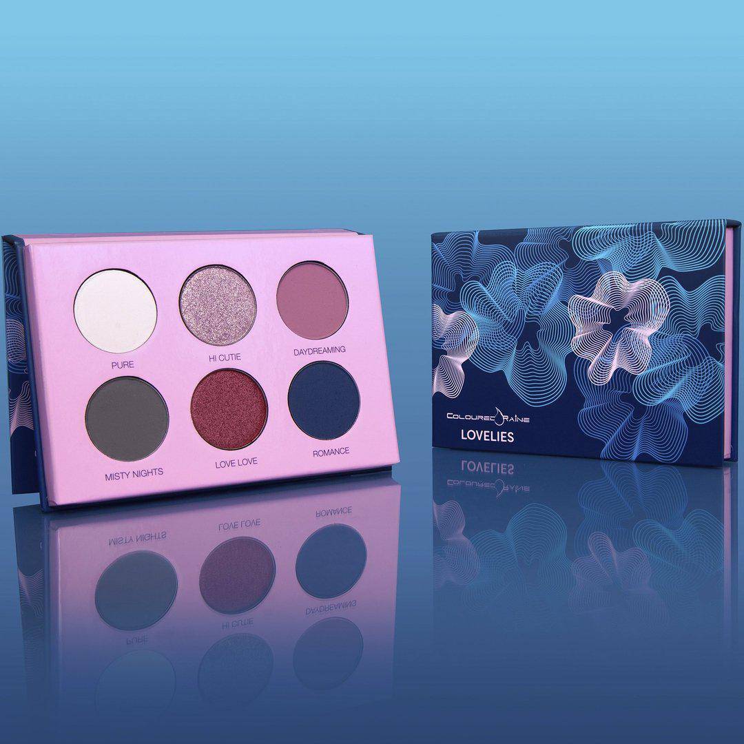 Lovelies™ cool-toned eyeshadow palette by Coloured Raine Cosmetics