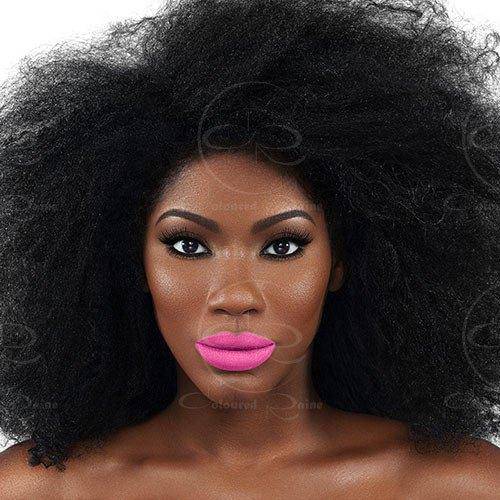 Amazing Raine- pink liquid lipstick pops on all skin tones.
