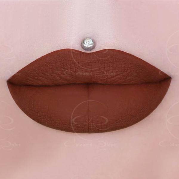 Brick House brown liquid lipstick by Coloured Raine Cosmetics