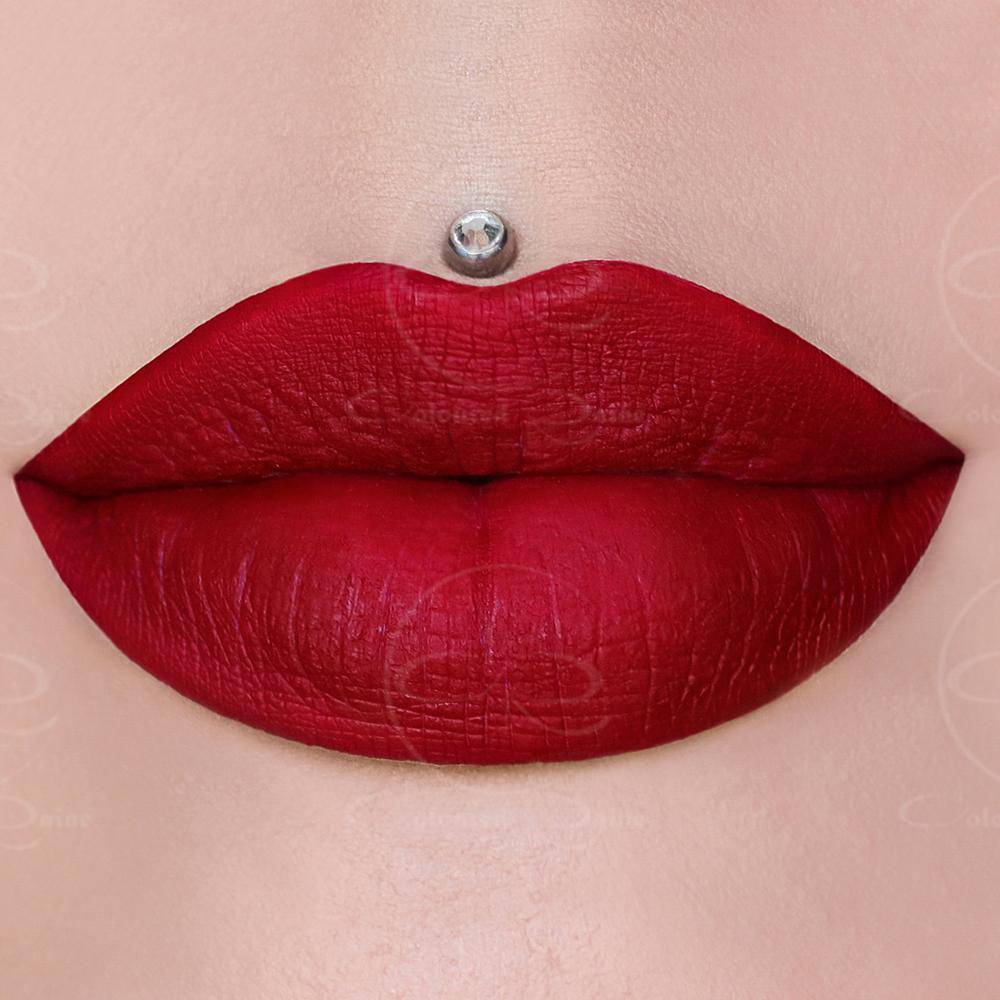 Cherry Blossom™ Red Liquid Lipstick by Coloured Raine Cosmetics