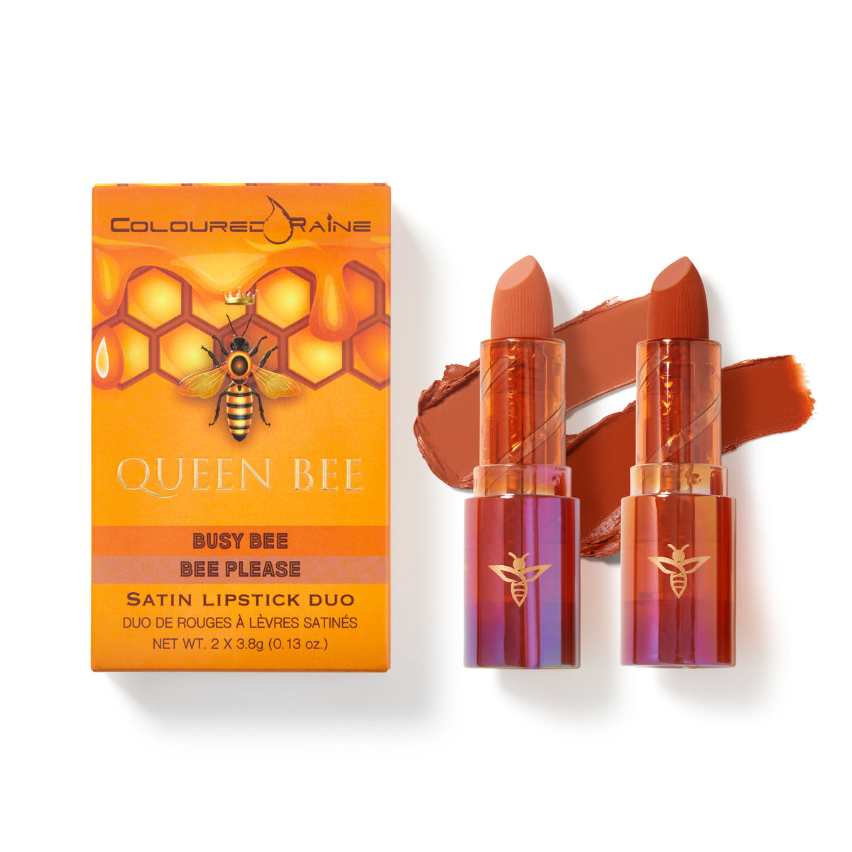 Queen Bee Lipstick Duo - Coloured Raine Cosmetics