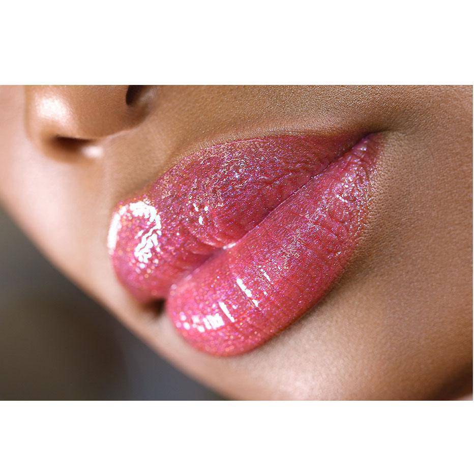 Wear this non-sticky, pink lip gloss with confidence - Fancy by Coloured Raine Cosmetics
