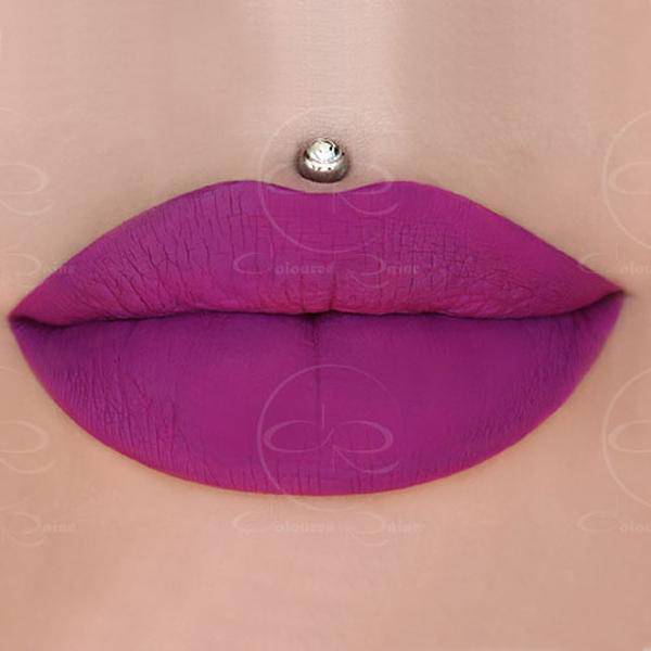 Oooh La La raspberry pink liquid lipstick by Coloured Raine Cosmetics