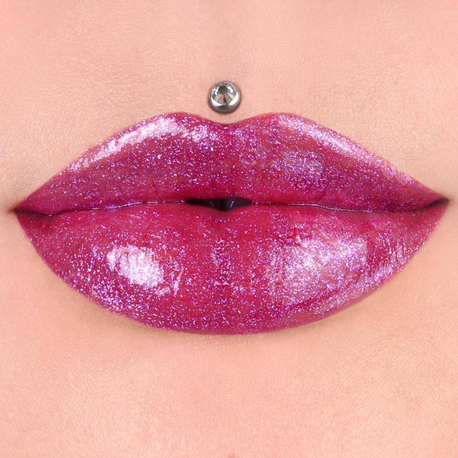 A true purple lip gloss with pink undertones - Prom Night Lip Gloss by Coloured Raine Cosmetics
