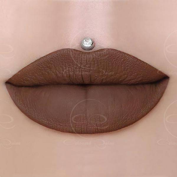 Truffle Raine chocolate brown liquid lipstick by Coloured Raine Cosmetics